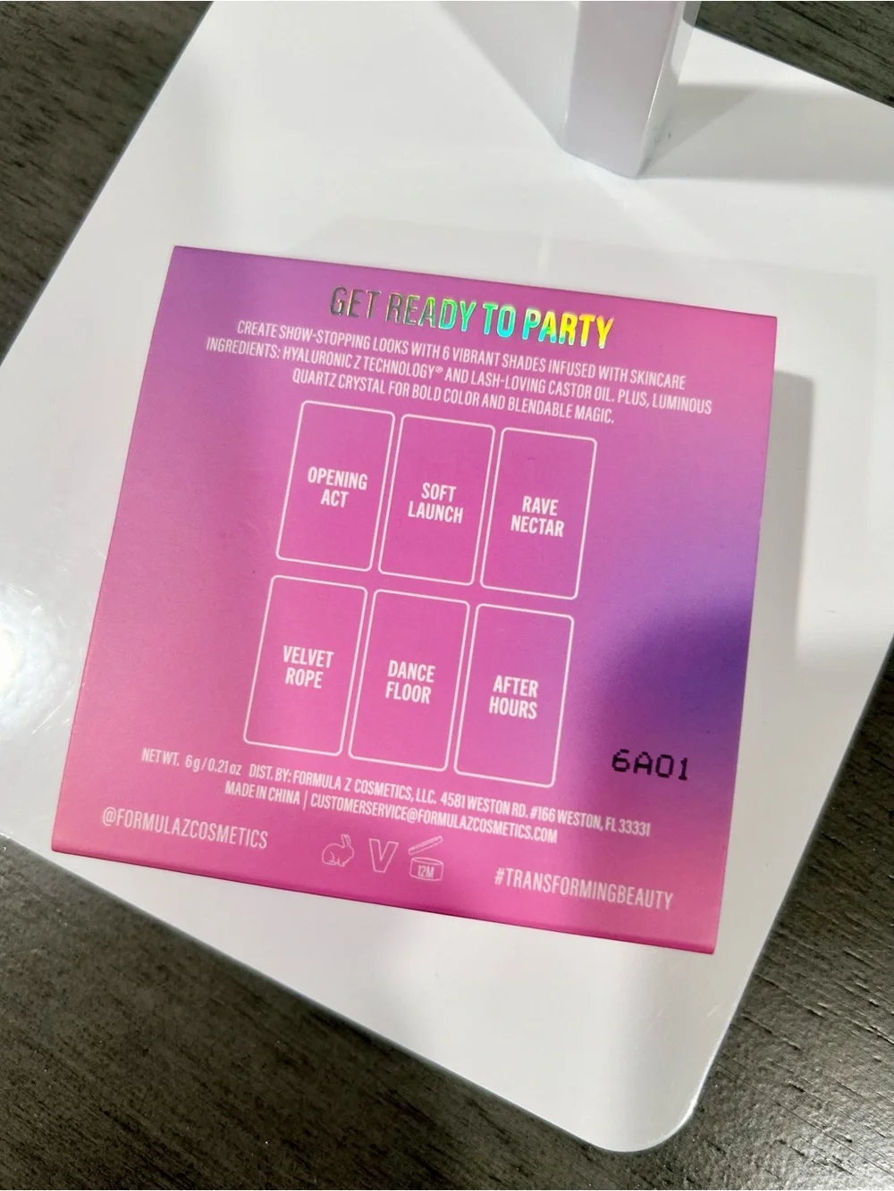 Formula Z Party Diva Pink Eyeshadow Palette